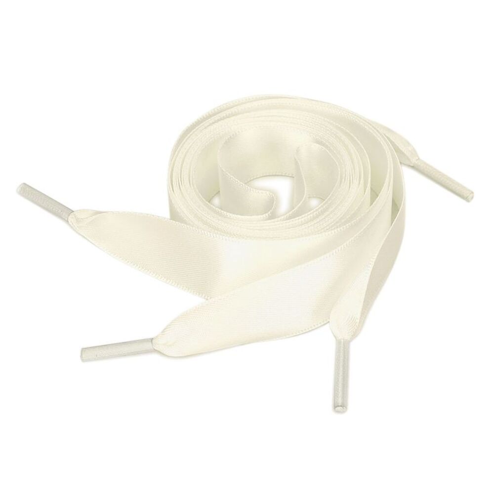 2 Pairs Satin Flat Ribbon Shoelaces Sneakers Canvas Shoestrings